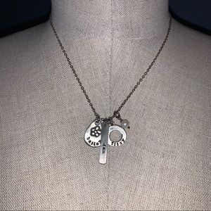 Lisa Leonard Stirling Silver Jumble of Charms Necklace